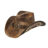 Stampede Women's Straw Western Hat - The Bittersweet