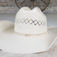 Beige Shell Hat Band - Josie