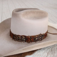 Western Feather Hat Band - Starling