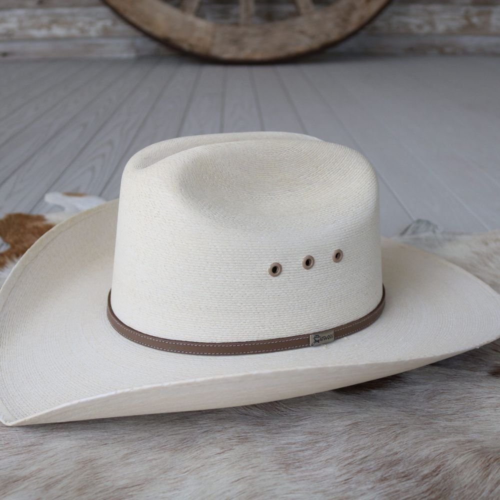 Atwood 7X Palm Leaf Cowboy Hat - Marfa w/ Eyelets