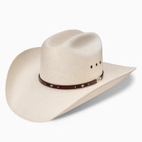 RESISTOL Men's Palo Duro 8X Straw Cowboy Hat Natural 7 3/8