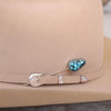 Blue Matrix Hat Pin