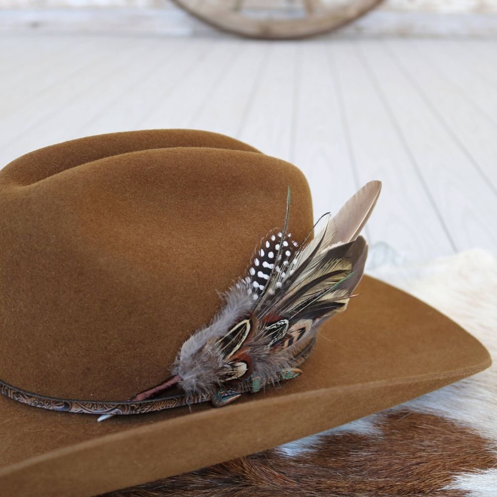 Feather Hat Accent - Sorrel – Willow Lane Hat Co.
