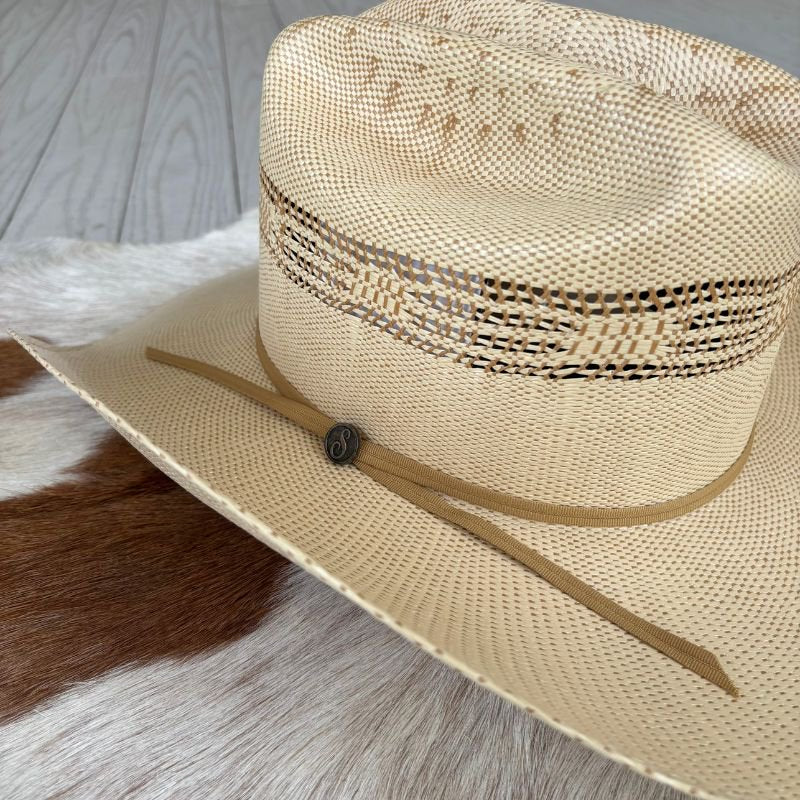 Serratelli Bangora Straw Cowboy Hat – Tan
