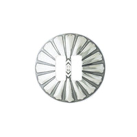 1.5" Slotted Sterling Silver Concho .925