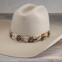 Western Feather Hat Band - Willow