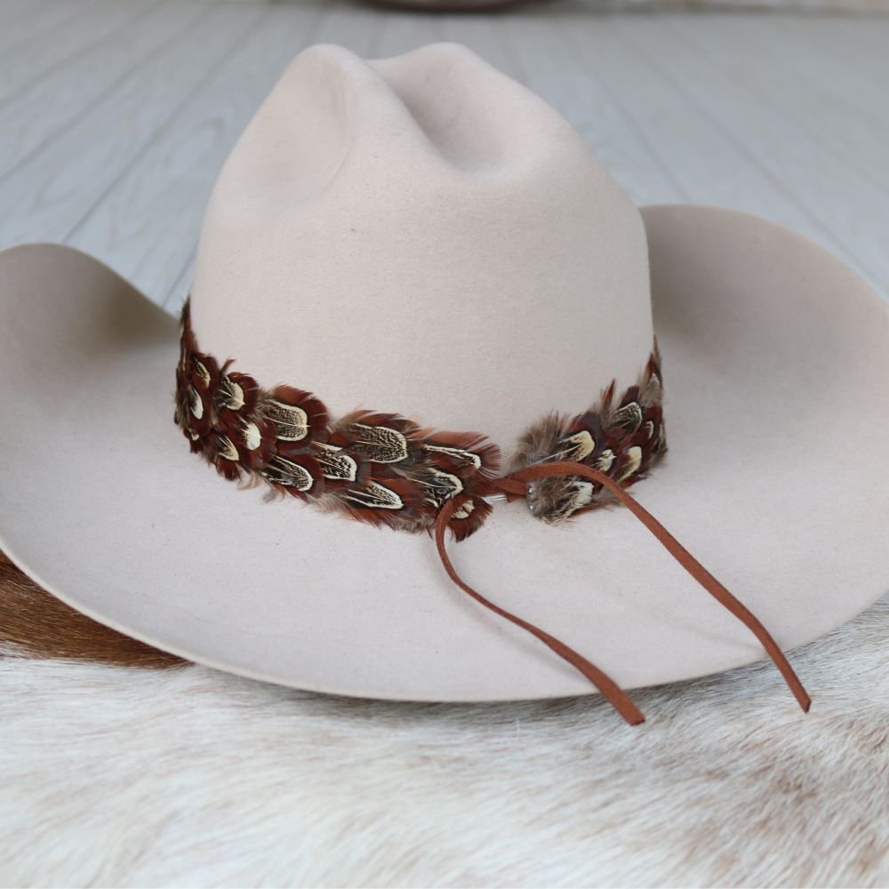 Western Feather Hat Band - Oakley