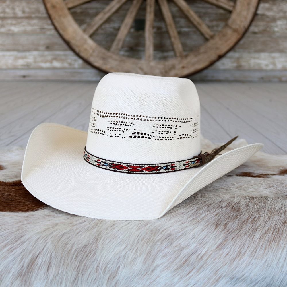 Resistol Bangora Straw Cowboy Hat Young Gun Willow Lane Hat Co