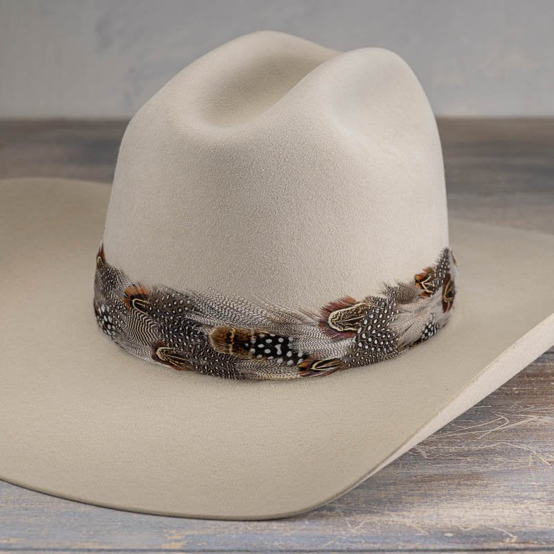 Western Feather Hat band - Spotted Eagle II