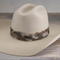 Western Feather Hat band - Spotted Eagle II