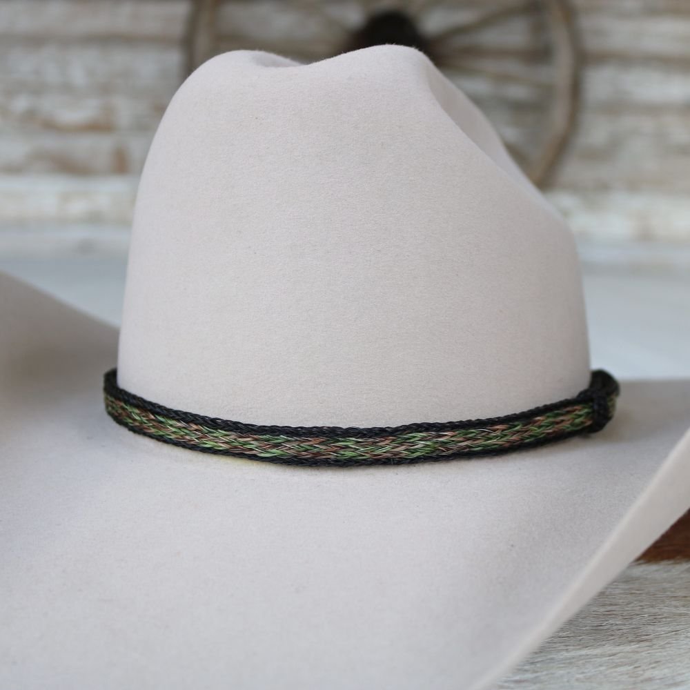 Genuine Horsehair 5 Strand Braided Hat Band - Envy – Willow Lane