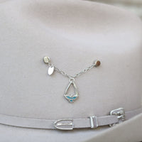 Eagle with Inlay Sterling Silver