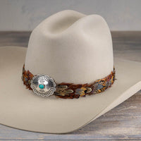 Western Feather Hat Band - Telluride