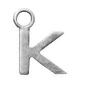 Sterling Silver Alphabet Charms