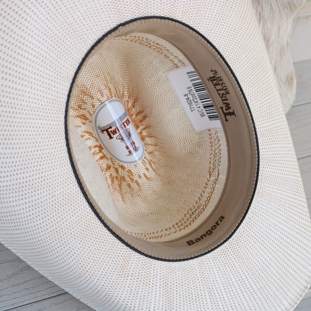 Twister Bangora Straw Cowboy Hat – Tan