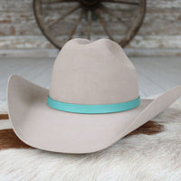 Leather Hat Band – Mint