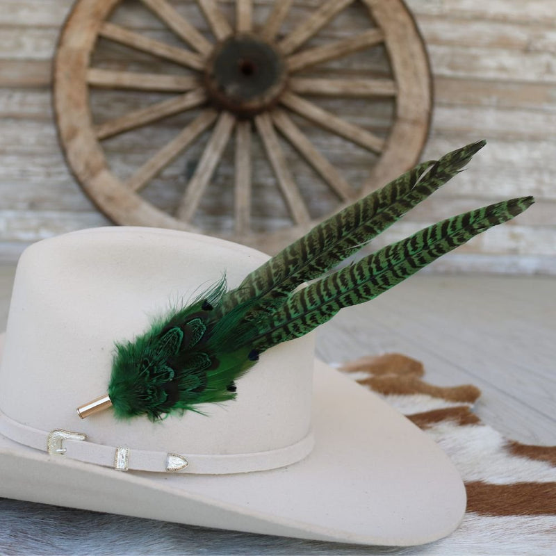 Green Hat with Hat pin New Era Frame Fitted Hat Pin With Gems Green White - Etsy main image 3