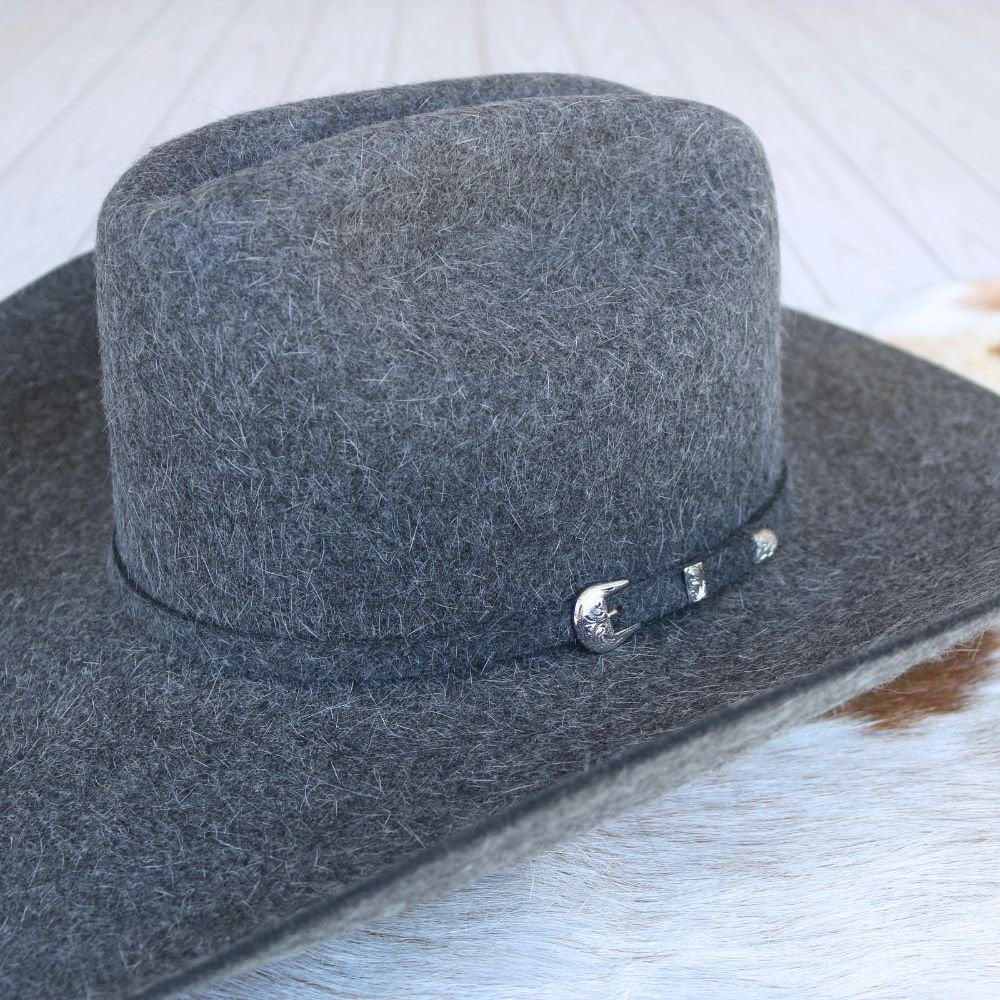 Resistol Midnight Mix 6X Grey Cowboy Hat