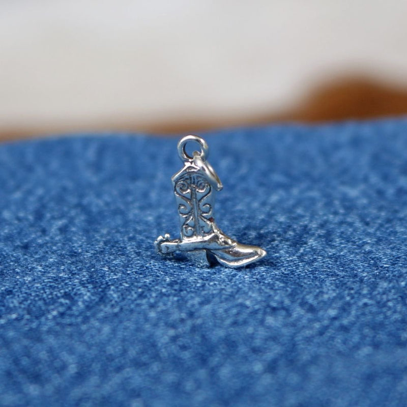 Boot Charm Sterling Silver