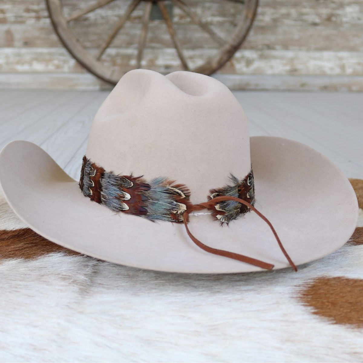 Western Feather Hat Band - Rowan