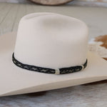 Horsehair Braided Hat Band - Black Socks