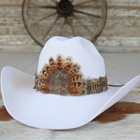 Western Feather Hat Band - Moab