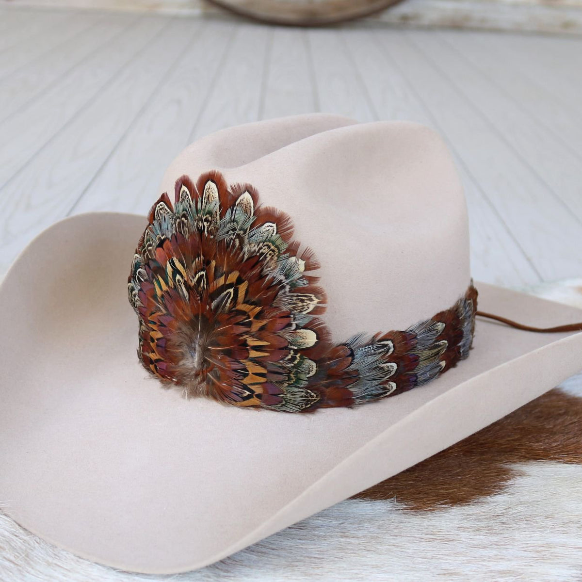 Western Feather Hat Band - Rowan