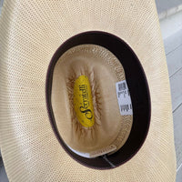 Serratelli Bangora Straw Cowboy Hat – Tan