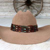 Western Feather Hat Band - Riverbend