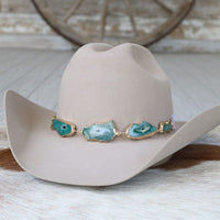 Geode Slice Green Hat Band – Ramona