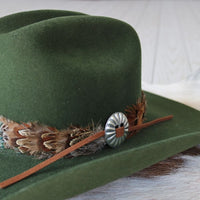 1.5" Slotted Sterling Silver Concho .925