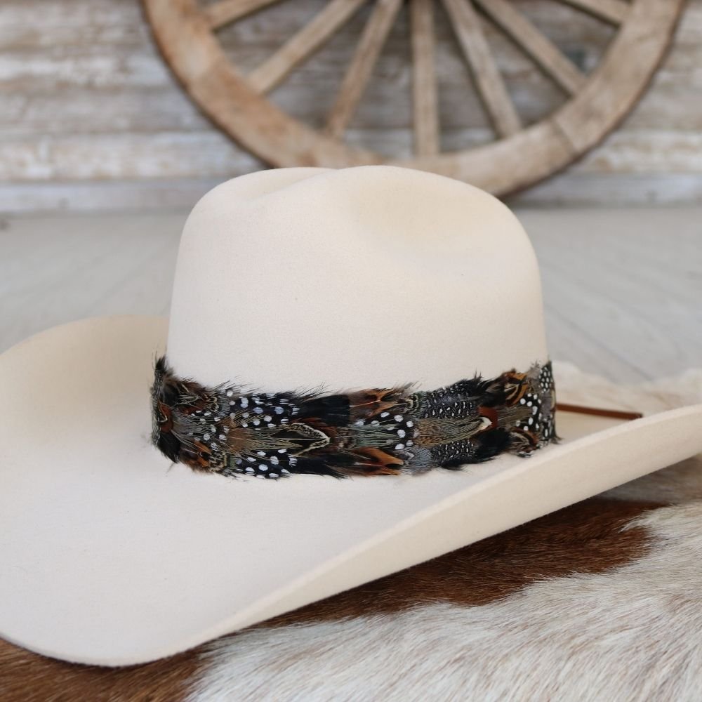 Western Feather Hat Band - Falcon