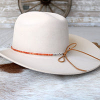 Orange Sunstone Hat Band