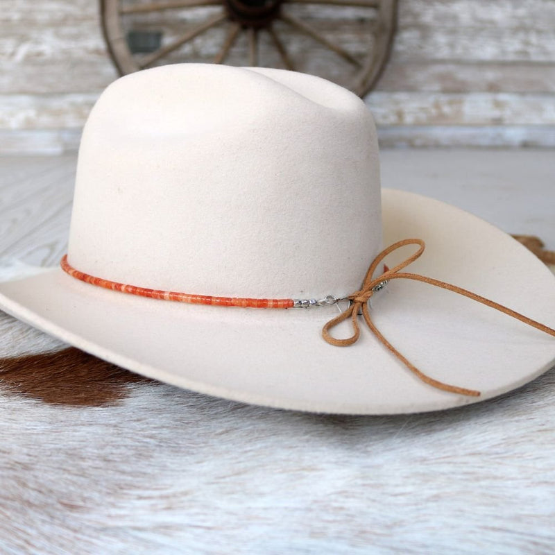 Orange Sunstone Hat Band