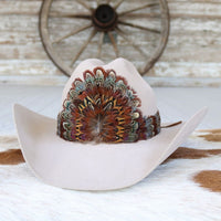 Western Feather Hat Band - Rowan
