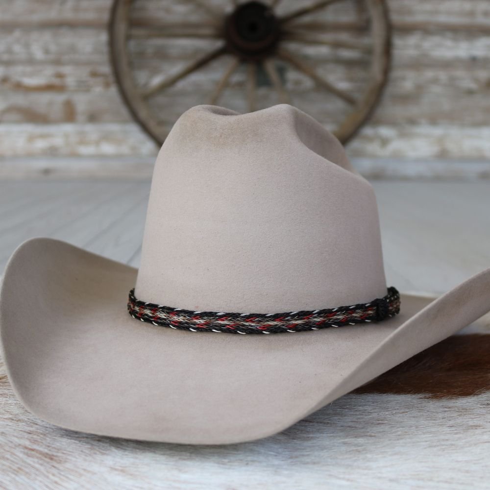 Genuine Horsehair 5 Strand Braided Hat Band - Roulette – Willow