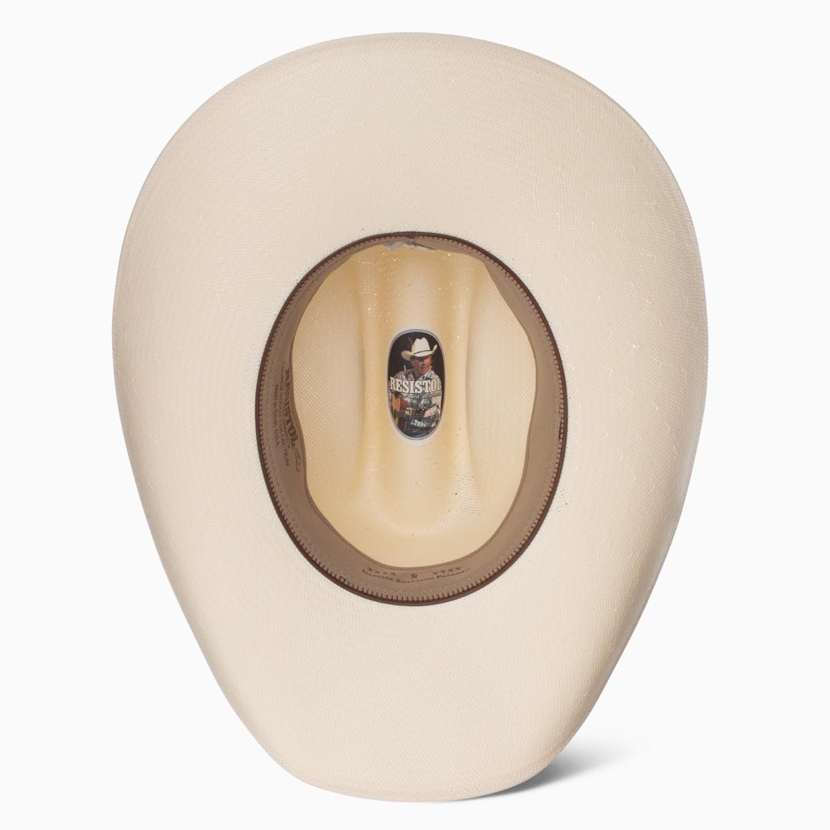 RESISTOL Men's Palo Duro 8X Straw Cowboy Hat Natural 7 3/8
