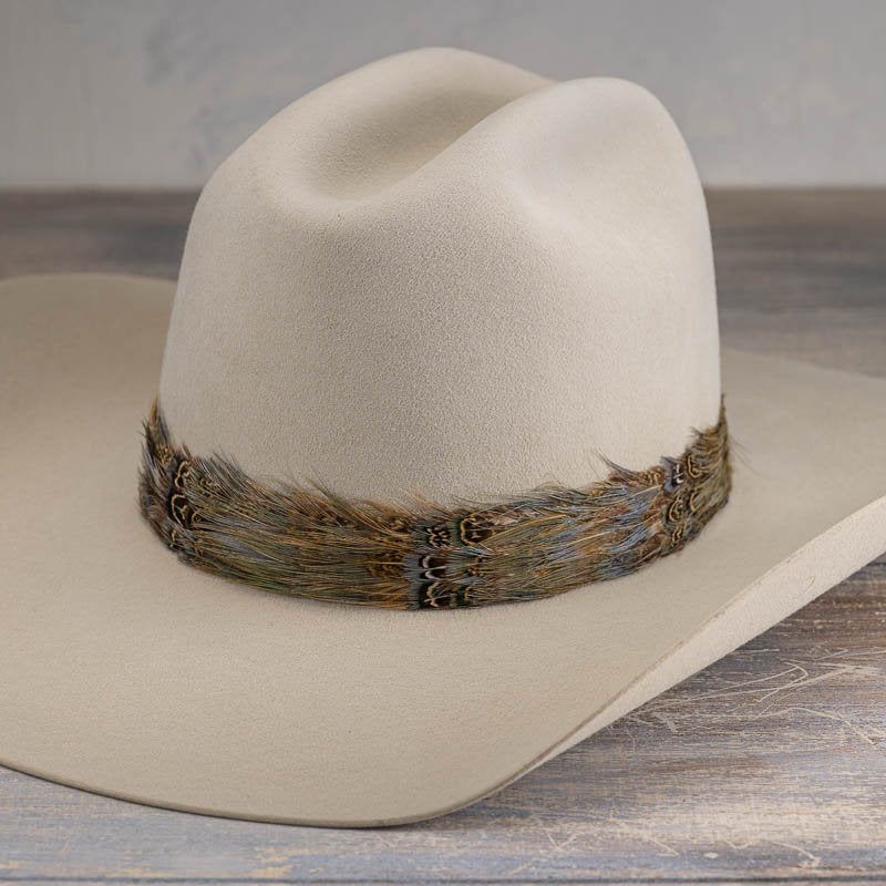 Western Feather Hat Band - Dove II