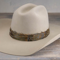 Western Feather Hat Band - Dove II