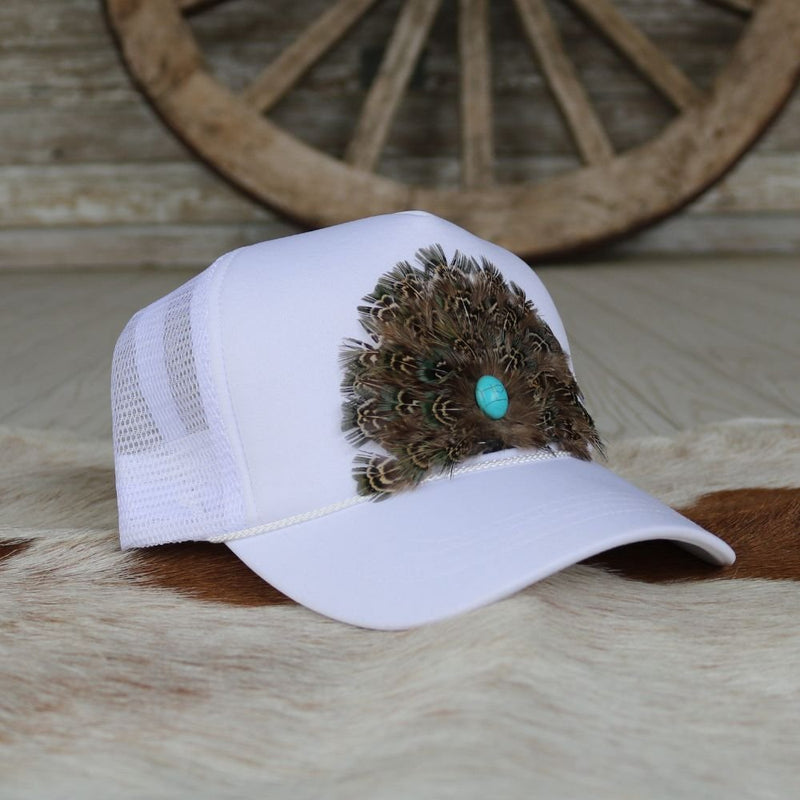 Feathered Trucker Caps