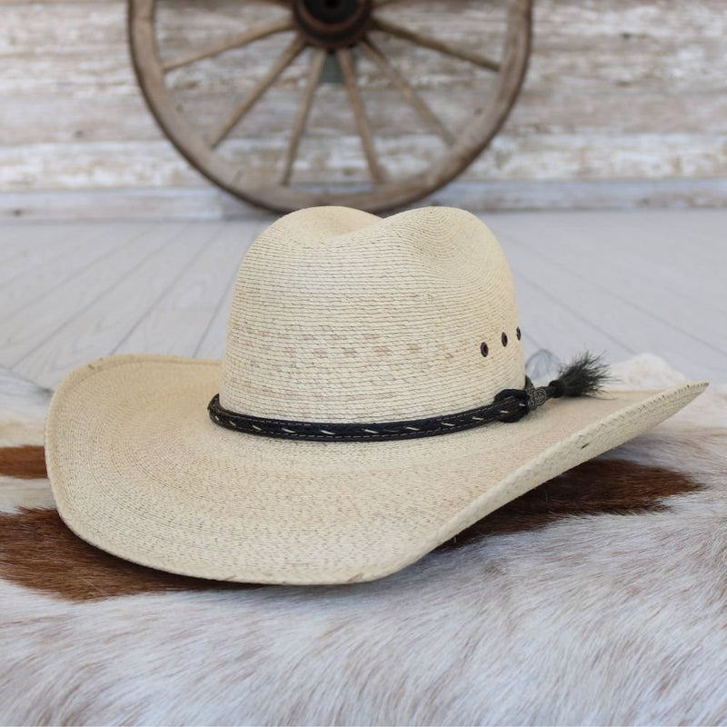 Justin Youth Palm Leaf Cowboy Hat Buckhorn