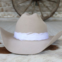 White Feather Hat Band - Tahoma