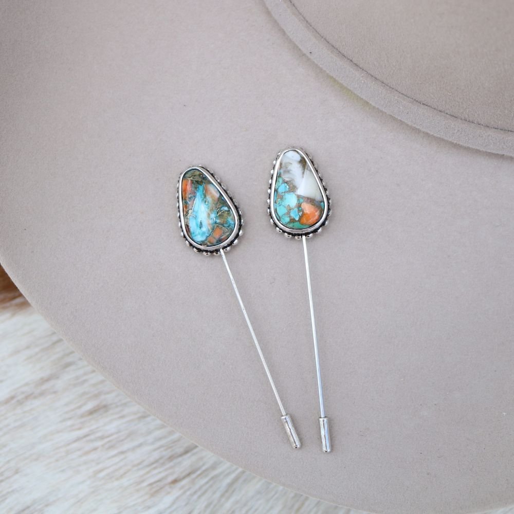 Southwest Mosaic Hat Pin
