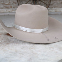 Silver Star Chain Hat Band