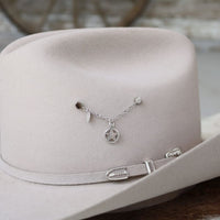 Sheriff Star Charm Sterling Silver