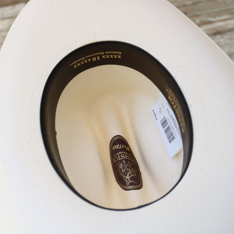 Resistol 10X Long Cattleman Straw Cowboy Hat