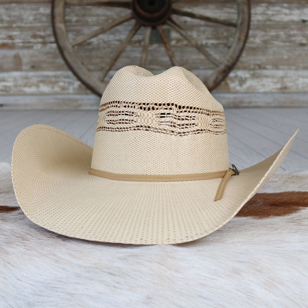 Serratelli Bangora Straw Cowboy Hat – Tan