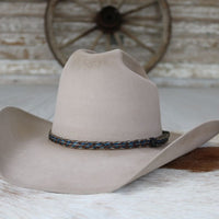 Horsehair Blue Braided Hat Band - Bluegrass