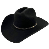 Genuine Horsehair 5 Strand Braided Hat Band - Black Socks
