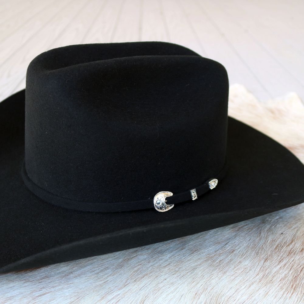 【STETSON】ステットソン バッファローウールハット 4X 希少 ブラック Stetson 4X Black Wool Cowboy Hat - Corral – Willow Lane Hat Co.